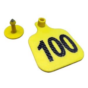 OREJERA BOVINO PIN MARCADA (NÚMEROS)